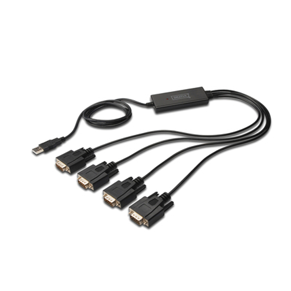 DIGITUS 1.5M USB 2.0 TO RS232*4 CABLE CHIPSET: FT4232H