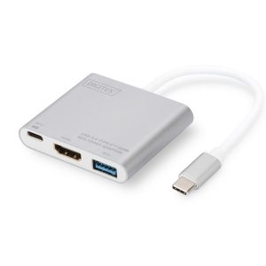 DIGITUS ADAPTADOR USB-C 3.0 HDMI 4K MULTIPORT