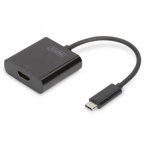 DIGITUS USB TYPE-C TO HDMI ADAPTER 4K/30HZ BLACK