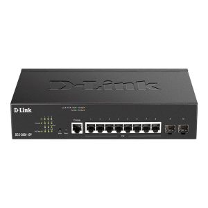 D-LINK SWITCH 8-PORT GBIT POE MANAGED SWITCH INCL. 2 X SFP