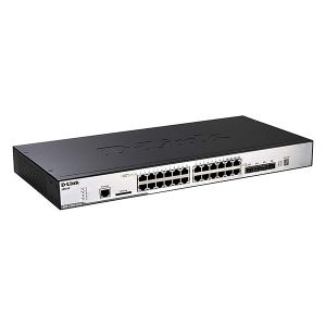 D-LINK SWITCH 24×1000+4xCOMBO SFP STACK LAYER2
