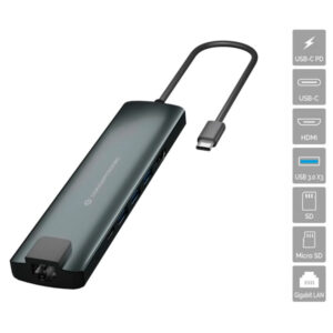 CONCEPTRONIC BASE PORTATIL-DOCK 1xHDMI 1xUSB-C 1xUSB CREADER PD100W “PROMO 2024#