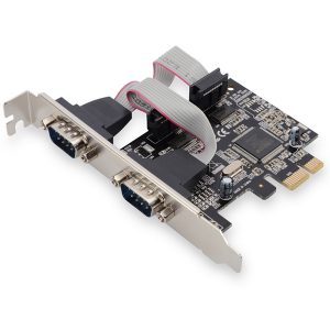 DIGITUS PCIE CARD 2XSERIAL INTERFACE (LOW PROFILE BRACKET INCLUDED)