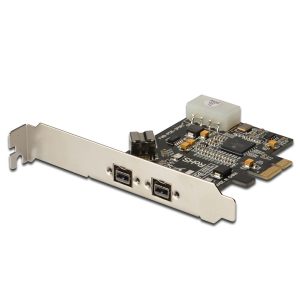 DIGITUS PCI EXPRESS CARD TO FIREWIRE 800 (2/1 PORT) INC.LOW PROFILE BRACKET