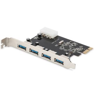 DIGITUS USB 3.0 4 PORT PCI EXPRESS ADD-ON CARD 4 PORTS A/F EXTERNAL
