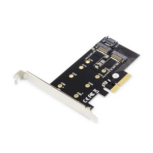 DIGITUS PLACA REDE PCI EXPRESS ADD-ON M.2 NGFF/NVMe SSD (x4) #NOVO#