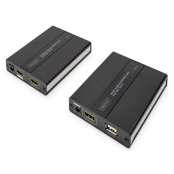 DIGITUS HDMI KVM EXTENDER OVER CAT 5/5A/6 1080P 60M LOW LATENCY