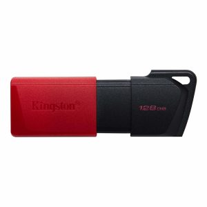 KINGSTON PEN 128GB USB3.2 GEN1 DATATRAVELER EXODIA M BLACK RED