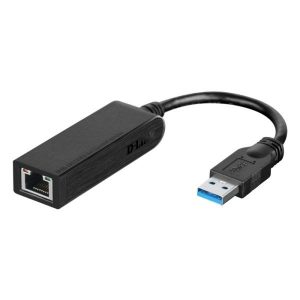 D-LINK HUB USB 3.0 TO 1×10/100/1000 ETHERNET ADAPTER