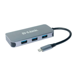 D-LINK HUB 6-IN-1 USB-C WITH HDMI/GIGBAIT ETHERNET/POWER DELIVERY
