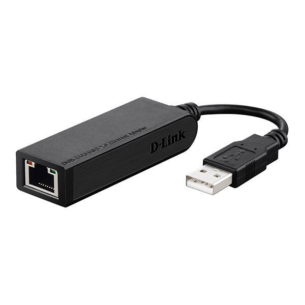 D-LINK HUB USB2.0 TO 1x10/100Mbps ETHERNET ADAPTER