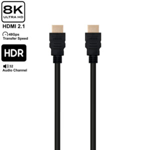 EWENT CABO HDMI 2.1 HIGH SPEED C/ ETHERNET 8K@60HZ HDR 5MT