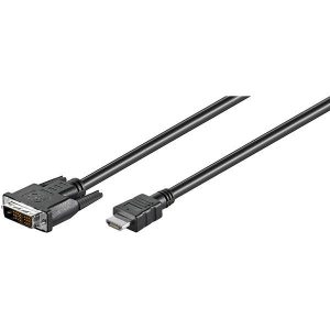 EWENT CABO HDMI ADAPTER A/M DVI-D 5MT