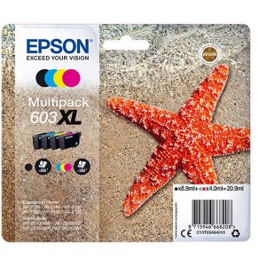 EPSON TINTEIRO PACK 4 CORES 603 XL XP-28xx/3100/21xx/3105/41xx MOQ10UNDS
