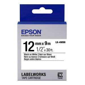 EPSON FITA LK-4WBN BRC/PRT 12/9MM