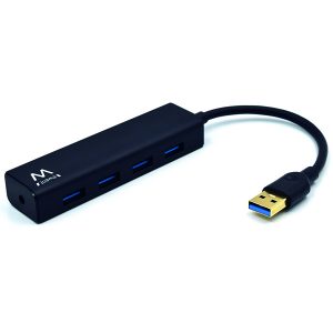 EWENT HUB USB3.0 4 PORT USB3.0 COM JACK P/ALIMENTAÇÃO