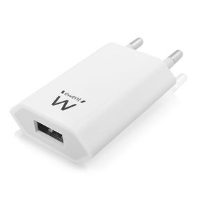 EWENT CARREGADOR USB SMART IC 1 PORT 1A 5W WHITE