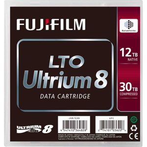 FUJIFILM  LTO8 TAPE 12TB / 30TB ULTRIUM + BARCODE LABEL