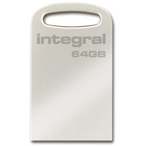 INTEGRAL PEN 64GB USB2.0 DRIVE ARC METAL USB TYPE-A 2.0 PRATEADO