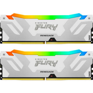 KINGSTON MEM 64GB 6000MT/S DDR5 CL32 DIMM (KIT 2) FURY RENEGADE RGB WHITE