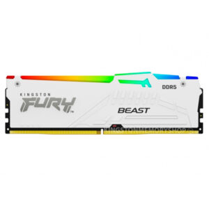 KINGSTON MEM 16GB 6000MT/s DDR5 CL36 DIMM FURY BEAST WHITE RGB EXPO