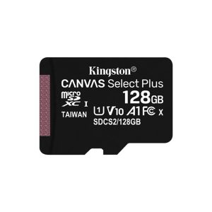 KINGSTON SD CARD 128GB MICRO SDXC 100R A1 C10 CARD C/ADAPT