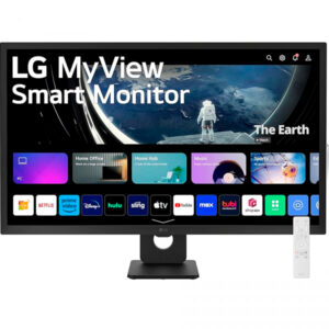 LG SMART MONITOR IPS 32″ (31.5) FHD HDMI USB-C LAN COLUNAS 32SR50F-B