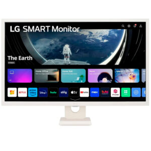 LG SMART MONITOR IPS 32″ (31.5) FHD HDMI USB-C LAN COLUNAS 32SR50F-W