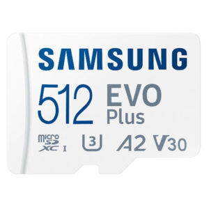 SAMSUNG SD CARD 512GB EVO PLUS U3 V30 A2 UHS-I