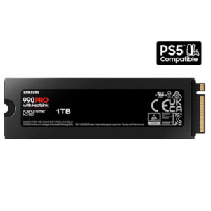 SAMSUNG SSD 1TB 990 PRO PCIE 4.0 NVME HEATSINK
