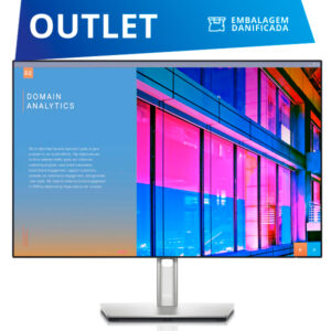 DELL MONITOR LED 24″ U2421E USB-C HUB 60.4CM BLACK 3Y AE OUTLET EMB. DANIFICADA