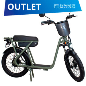 WISPEED WIMOB MINI SCOOTER ELETRICA KAKI OUTLET EMB.DANIFICADA