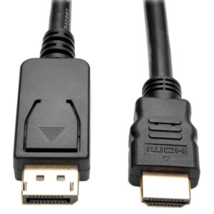 EATON TRIPP LITE DISPLAYPORT 1.2 TO HDMI ADAPTER CABLE M/M 4K (1.8M