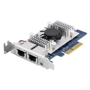 QNAP DUAL PORT BASET 10GBE NETEXPANSION CARD LOW PROFILE PCIE GEN2X4