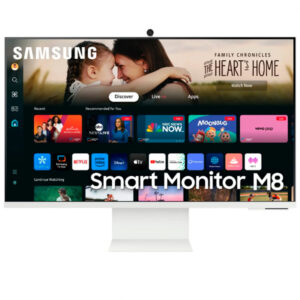 SAMSUNG MONITOR SMART M8 32″ M80D 4K WIFI 400cd 4ms 3840X2160 BRANCO#PROMO 30-09