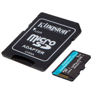 KINGSTON SD CARD 1TB MICRO SDXC CANVAS GO PLUS 170R A2 U3 V30 +ADAP