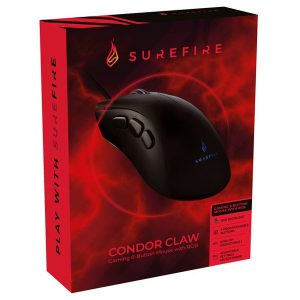 SUREFIRE GAMING MOUSE CONDOR CLAW 8-BOTOES RGB LED 6400DPI
