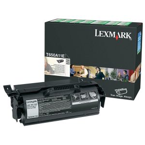 LEXMARK TONER PRETO 7K C/RET T650/652
