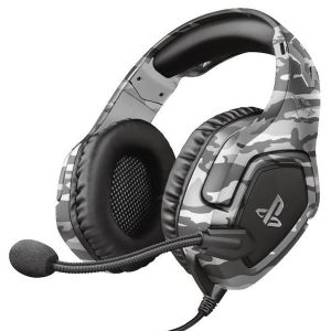 TRUST HEADSET GAMING GXT488 FORZE GREY CAMO PS5 EXCLUSIVE