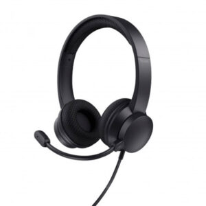 TRUST HEADSET HS-260 NC BROWN BOX USB & USB-C #KAMIKAZE Q4#