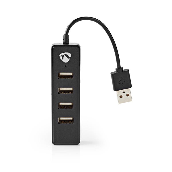 NEDIS HUB USB 7 PORTAS 2.0 W USB & AC POWERED