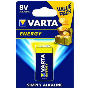 VARTA PILHAS ALCALINAS ENERGY 4122 – 6LR61/9V BLISTER 1 UND