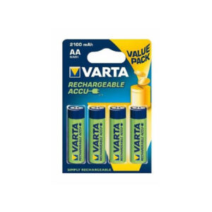 VARTA PILHAS RECARREGAVEIS 56616 AA 2100mAh BLISTER 4 UND