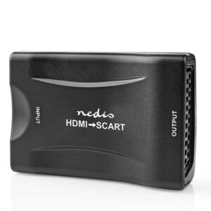 NEDIS CONVERSOR DE VIDEO HDMI INPUT SCART FEMALE 1-WAY 1080P 1.2 GBPS ABS BLACK