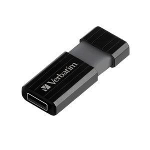 PEN VERBATIM 32GB USB 2.0 PINSTRIPE BLACK