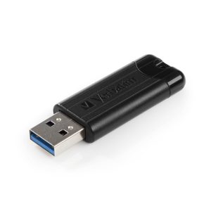 PEN VERBATIM 64GB PINSTRIPE USB 3.2 BLACK