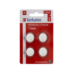VERBATIM PILHAS CR2025 3V LITHIUM PACK 4