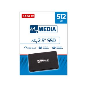MYMEDIA SSD 512GB SATA 3 (7MM HEIGHT) 2.5″ 520 MB/SEG
