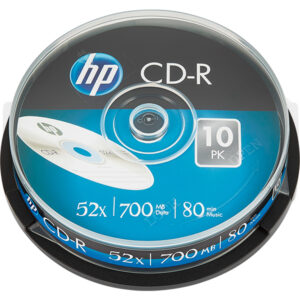 HP CD-R 52X 700MB CAKE 10 UNIDADES
