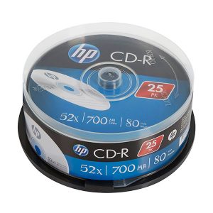 HP CD-R 52X 700MB BOBINE 25 UNIDADES
